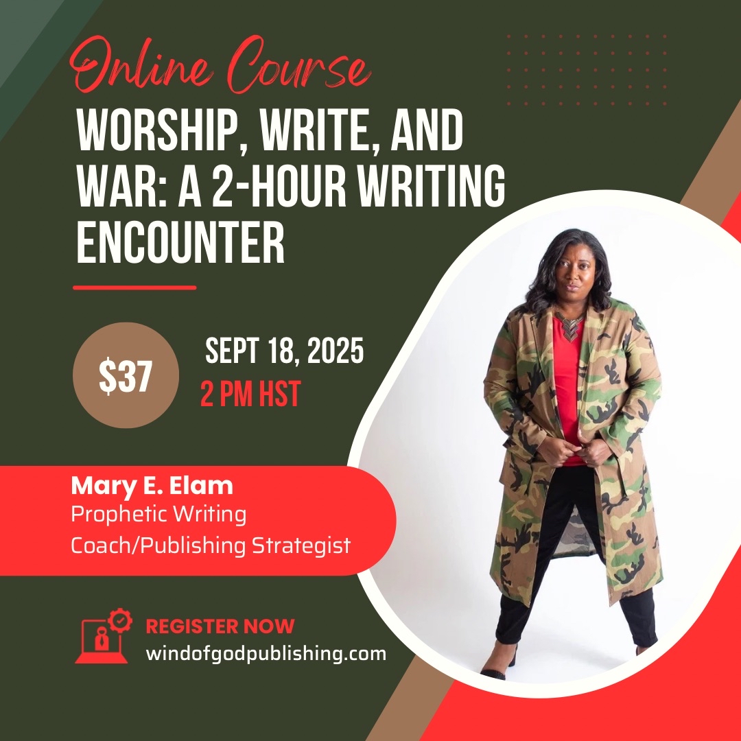 Worship, Write, and War: A 2-Hour Writing Encounter
